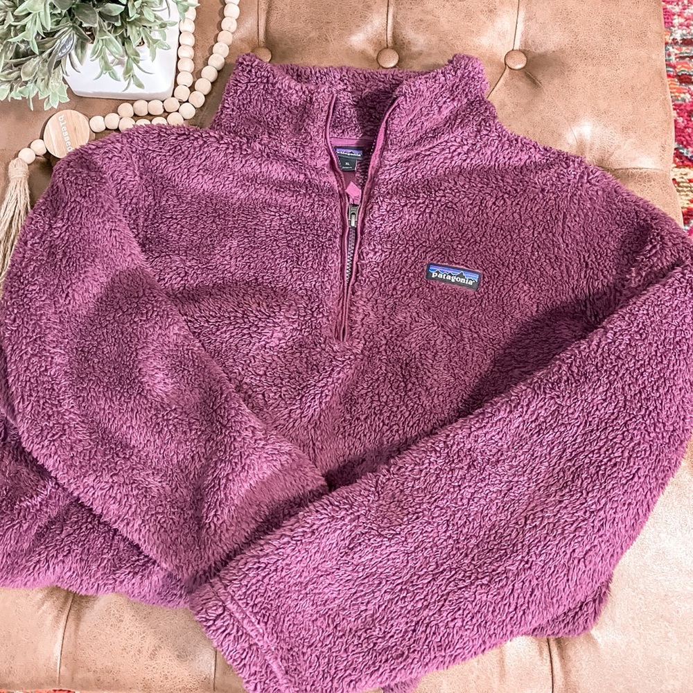 Patagonia Los Gatos 1/4 Zip Fleece Plum